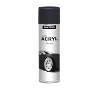 Maston Auto Acrylique Spray - Mat - Noir - Peinture Voiture - 500ml - Peinture Aérosol