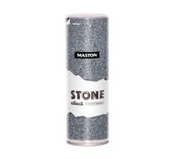 Maston Peinture effet pierre en aérosol 400 ml, gris granit