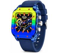 MASTOP Montre de sport analogique et numérique carrée pour homme