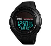 MASTOP Montre de sport numérique militaire pour homme, rétro-éclairage LED, alarme, chronomètre, étanche à 50 m, pour homme