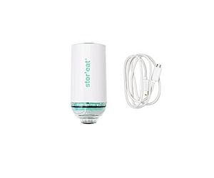 MASTRAD - 1 Kit Cuisson Sous Vide Stor’eat - Composition Lot de 5 sacs de 1,3L + 5 Sacs de 3L - 1 Pompe Sous vide - 2 Pinces Spéciales Cuisson + Fermoir - Câble de Chargement USB