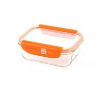 Mastrad - Boîte de Conservation Alimentaire Connectée Stor'Eat - Verre Borosilicate Résistant - Sans BPA - 640 ml
