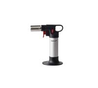 Mastrad Chalumeau de cuisine Expert – Rechargeable gaz, flamme réglable, 13 ml inox gris