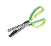 Mastrad - Ciseaux à Herbes - 5 Lames - Peigne de nettoyage - couper - ciseler - Herbes aromatiques - Lames professionnelles acier inoxydable