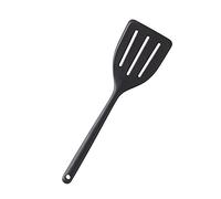MASTRAD - F10800-1 Spatule de Cuisine - Ustensile de Cuisine - Spatule Unibloc Tout en Silicone - Souple - Résistante à la Chaleur - Spatule de cuisine Antiadhésive - 30 x 8,5 cm - Noire