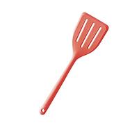 MASTRAD - F10815-1 Spatule de Cuisine - Ustensile de Cuisine - Spatule Unibloc Tout en Silicone - Souple - Résistante à la Chaleur - Spatule de cuisine Antiadhésive - 30 x 8,5 cm - Rouge
