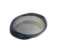 Mastrad F40014 Moule à Manqué Rond 20 cm, Gris Fumé