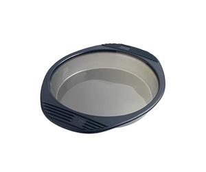 Mastrad F40014 Moule à Manqué Rond 20 cm, Gris Fumé