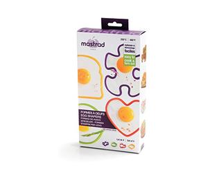 mastrad F65839 Lot de 4 Formes à Œufs en Silicone