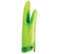 Mastrad F82308 Gant Silicone et Coton - Orka TEX - Rainures Anti-Dérapantes - Très Résistant, Vert, 30 cm