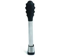Mastrad Küchenzange, Grillzange, Kochzange, Küchenutensil, Inox-Stahl, Schwarz, F17600