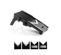 Mastrad Mandoline multi-lames en V – 6 lames inox – Épaisseur réglable 1–9 mm – Garde de sécurité