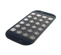 Mastrad - Moule 28 Mini Cannelés - Moule Mini Cannelés - Silicone Premium - Antiadhésif - Poignées Rigides - Démoulage Facile - Sans BPA - Résistant -40°C à +220°C