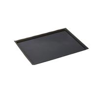 mastrad - Plaque A Génoise - Tapis De Cuisson Avec Rebords - Anti-Adhésif - Souple - Passe Au Four - Silicone Sans BPA - Noir
