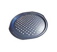 mastrad - Plaque À Pizza Perforée 32 cm - Cuisson Homogène & Pâte Croustillante - Acier Revêtu Antiadhésif DURAMAX - Revêtement 2 couches - Sans PFAS & PTFE