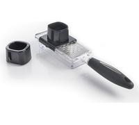 Mastrad Râpe moyenne, Râpe de cuisine, Zesteur, Râpe manuelle, Plastique, Acier inoxydable, Noir, F21956