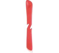 Mastrad - Tartineur 2-en-1 en Silicone avec Insert Acier - Rouge - Spatule & Cuillère Intégrée - Idéal Pour Étaler Pâte à Tartiner, Confiture & Beurre - Rebords Précis - Résistant à 300 °C - Facile à