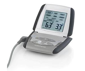 MASTRAD - Thermo-Sonde De Cuisson m° classic - Vos Recettes Cuites À La Perfection - Minuteur Intégré - Boitier Aimanté - Compatible Four - Poignée 100 % Silicone - Pile LR3 fournie