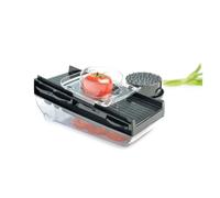 Mastrad V-Blade Mandoline avec réservoir et 5 lames en acier inoxydable