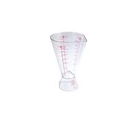 Mastrad - Verre Doseur Reverso - Double Mesure 50 ml / 420 ml - Graduations ml, g, oz, cups - Mesures Des Liquides Et Solides - Bec Verseur - Doseur Cuisine Transparent