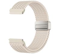 Mastten Bracelet magnétique élastique en tissu de 18 mm, 20 mm, 22 mm, compatible avec Samsung Galaxy Watch 7, bracelet Garmin Vivoactive 4s, Galaxy Watch 3, bracelets sport en nylon tressé pour