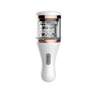 Masturbâteur Cup Va Et Vient Automatique Rechargeable Homme Avec Voix Et 10 Modes Vibration,Sextoyse Vaginette Ultra Réaliste Succion,Masturbeuse Homme Masturbeuse Homme Va Et Vient J1