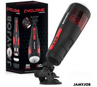 Masturbateur Cyclone Jamyjob - 10 Modes de Rotation et de Poussée - Taille: 27.3 cm x 9 cm