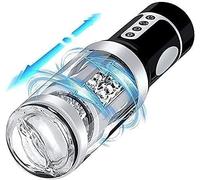 MasturbâTeur Homme Pompe Sex toyspour pour homme Masturbeuse homme electrique Succion Cup silicone pour homme Sex toyspour pour couple 12 fréquences Vibration J4