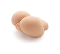 Masturbateur Vibrant Vagin et Anus Bangers Big Ass Banger - Couleur : Beige