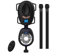 Masturbateur Masculin Automatique Portable avec Ceintures Amovibles, Wordone Pompe à Pénis Réglable avec Écran LCD Sextoy pour Homme, Véritable Machine à Fellation pour le Plaisir Masculin