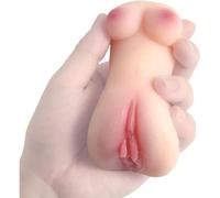 Masturbateur masculin manuel de 5" jouets sexuels pour adultes pour hommes mini poupée sexuelle avec chatte de poche vaginale réaliste texturée 3d stroker masculin,petite poupée sexuelle portable