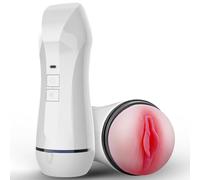 Masturbateur masculin vibrant, texture vaginale réaliste, toucher doux et charnu, sextoy oral multifonctionnel, pour une expérience vaginale réaliste et un plaisir masculin intense.