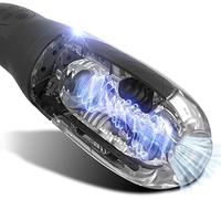 masturbâteur pour homme - sextoý Chauffant Simulateur de Fellation Vibrant Effet de Succion, Rechargeable - Suceur de Gland Silicone G2