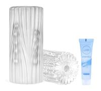 Masturbateur pour Hommes, Sextoy pour Hommes, Vagin Artificiel Ouvert, Sextoy de Masturbation Portable Avec Roulements à Billes, Masturbateur pour Pénis Transpare