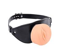 Masturbateur pour hommes Vagin de poche grand Muselière en caoutchouc Silicone Masturbateurs réalistes Bâillon buccal extrême pour femmes