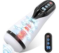 MasturbâTeur Va Et Vient Automatique Masturbation Masculine Automatique Dispose de 5 Puissantes Fonctions Rotatives Pour la Stimulation du Pénis,Electrique jouets Sextoyse Plaisir Homme k4