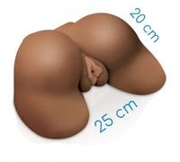 Masturbateur Vibrant Bubble Butt - Couleur : Marron