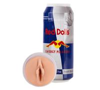 Masturbateur Vagin Réaliste Homme - Forme Canette Discrète, Texture Ultra Réaliste, TPE Doux et Flexible, Compact et Nomade, Facile à Nettoyer, Toutes Tailles - Sextoy Masculin 16 x 6 cm