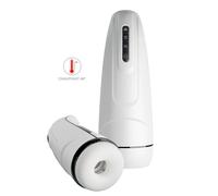 Masturbateur Vibrant Chauffant Léchage Sons Réalistes 10 Modes USB