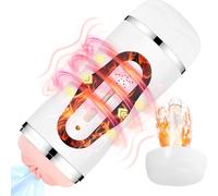 Masturbateurs Masculins Sex Toýs Homme - Masturbâteur Homme 3D Vaginette Ultra Réaliste Vibrateurs Pénis Masturbateur Automatique 10 Vibrant & Entraînement Modes Prolongateur Chauffage Masturbeuse