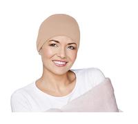 MASUMI Chemo Headwear for Women UK | Bonnet de nuit | Couvre-chef Cancer pour femme | Chapeaux de chimiothérapie pour femme | Chapeau de sommeil pour chimiothérapie, champagne, Taille unique