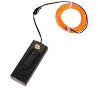 MASUNN 1 M 10 Couleurs 3V Flexible Néon El Fil Lumière Danse Partie Decor Light Batterie Powered Controller-Orange