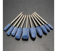 MASUNN 10Pcs 1/8 Pouce Tige Bleu Abrasif-Monte Pierre Outil Rotatif Meule Pour Dremel