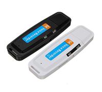 MASUNN 32Gb USB Stylo Disque Flash Lecteur Audio Numérique Enregistreur Vocal - Noir