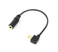 MASUNN Black Color Mini USB À 3.5 mm Adaptateur Micro Câble De Transfert pour Gopro Hero 3 3 Plus 4 -Câble adaptateur