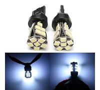 MASUNN Boveution 2pcs T20 Lampes de côté Ampoules CANbus Pas d'erreur W21 5W T20 6000K LED Blanc diurne Feux de Jour