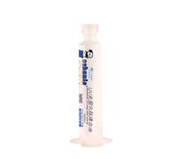 MASUNN Mécanique Blanc Vert Jaune Rouge Bleu Noir UV DURCISSABLE Soudure Masque 10cc pour PCB BGA Circuit Board Protect Soudure pâte Flux crème Flux Huile - #05 Blanc