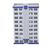 MASUNN Modèle de bâtiment du poste de commandement du département de la police de l’extérieur, échelle 1: 150