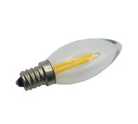 MASUNN Non-Dimmable E27 E14 E12 B22 B15 2W Filament Ampoule Incandescente Lampe À Incandescence 220V - B15 - Blanc chaud