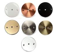 MASUNN Plafond Plafonnier Mur Applique-Mount LED Vintage Pendentif Disque De Base 120mm-# 03 Chrome